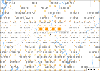 map of Badalgāchhi