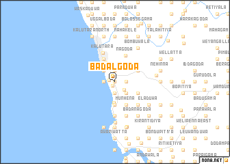 map of Badalgoda