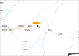 map of Badali II