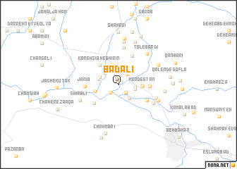 map of Badalī