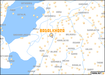 map of Bādal Khora