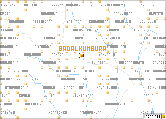 map of Badalkumbura