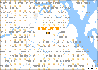 map of Bādalpāra