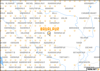 map of Badalpur