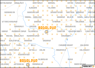 map of Badalpur