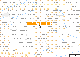 map of Bad Altensberg