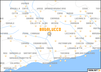 map of Badalucco