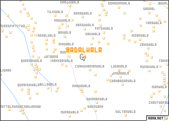 map of Badalwāla