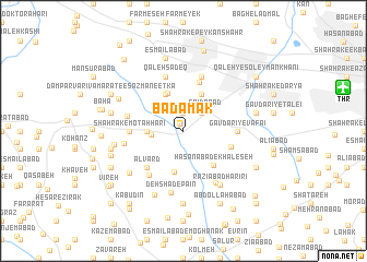 map of Bādāmak