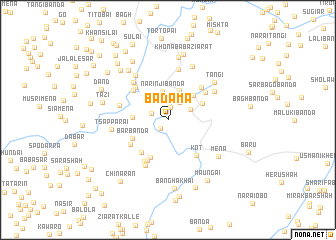 map of Badāma