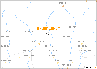 map of Badam-Chaly