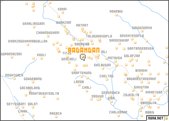 map of Bādāmdān