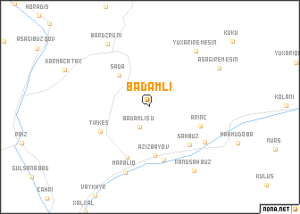 map of Badamlı