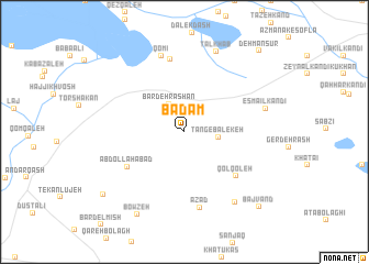 map of Bādām
