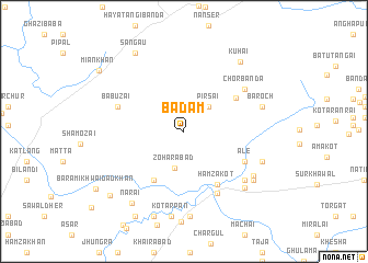 map of Bādām