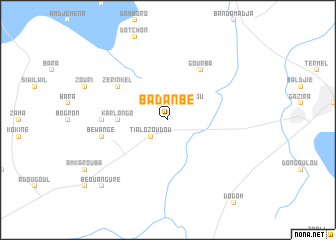 map of Badanbé