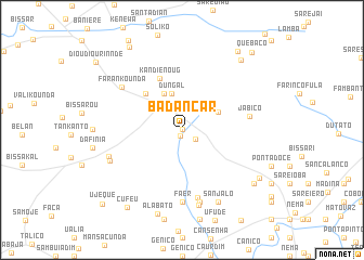 map of Badancar