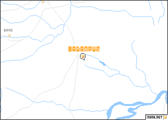 map of Badanpur