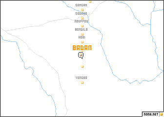 map of Badan