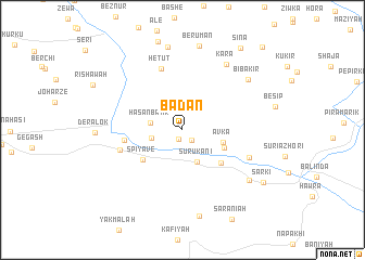 map of Bādan