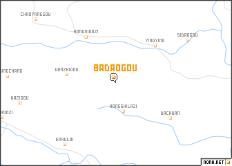 map of Badaogou