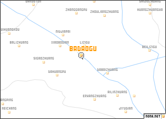 map of Badaogu