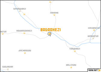 map of Badaohezi