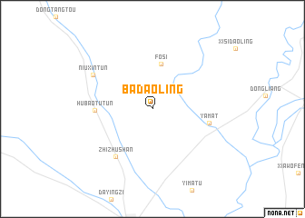 map of Badaoling