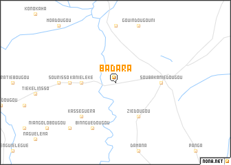 map of Badara