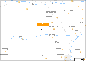 map of Badara