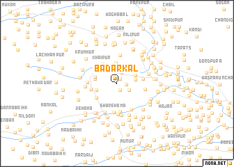 map of Badarkal