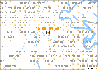 map of Badarpāsa