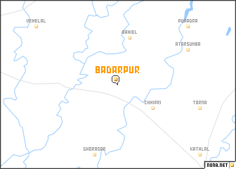 map of Badarpur