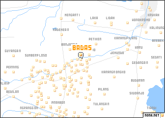 map of Badas