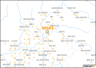 map of Badas