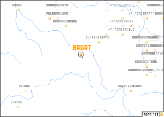 map of Badat