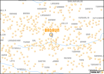 map of Badaun