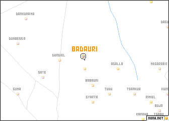 map of Badauri