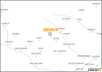 map of Badava