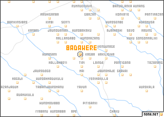 map of Badawere