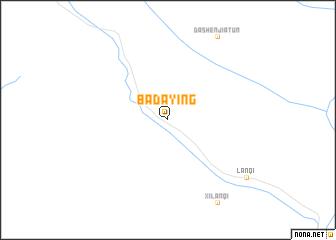 map of Badaying