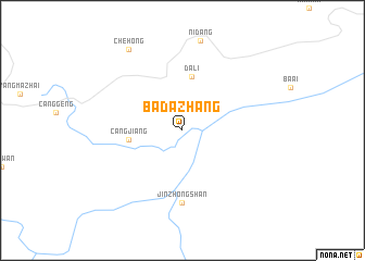 map of Badazhang