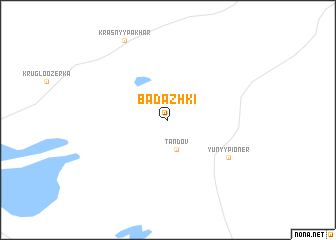 map of Badazhki