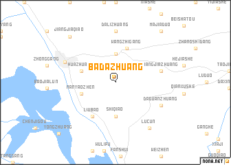 map of Badazhuang