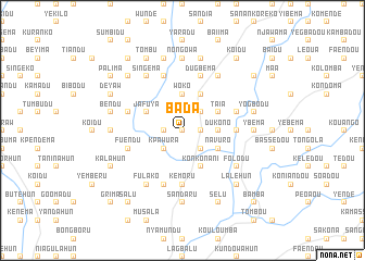 map of Bada