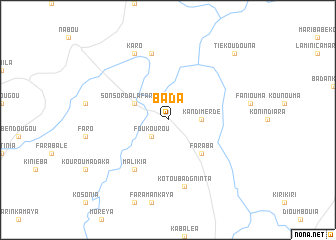 map of Bada
