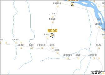 map of Bada