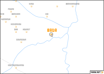 map of Bada