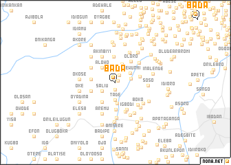 map of Bada