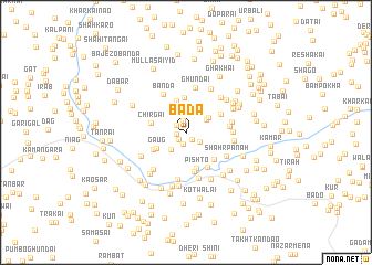 map of Bāda